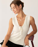 Sueña™ Kayısı V Yaka Nervürlü Atlet