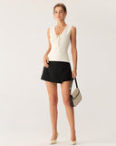 Sueña™ Kayısı V Yaka Nervürlü Atlet