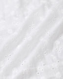 Sueña Beyaz Kalp Yaka Kabarık Kol Bluz