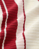 Sueña™ Kırmızı Çizgili Örgü Atlet