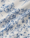 Sueña™ Mavi Çiçekli Dantelli Cami Üst