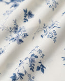 Sueña™ Beyaz Çiçekli Büzgülü Kravat Askılı Mini Elbise