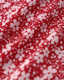 Sueña™ Kırmızı Çiçekli Straplez Mini Elbise