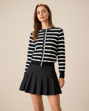 Sueña™ Kadın Siyah Pileli A Kesim Mini Etek