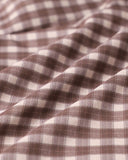 Sueña™ Kahverengi Ekose A Kesim Mini Etek