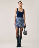 Sueña™ Lacivert Kalp Yaka Kısa Camiş