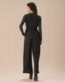 Sueña™ Gri Asimetrik Yırtmaçlı Yelek