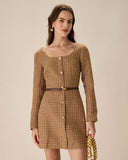 Sueña™ Kahve Retro Deri Kemerler