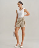 Sueña™ Beyaz V Yaka İnce Tank Top