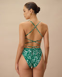 Sueña™ Kadın Örme Çiçekli Tek Parça Mayo