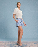 Sueña™ Beyaz Chelsea Tek Sıralı Örgü Hırka