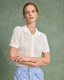 Sueña™ Beyaz Chelsea Tek Sıralı Örgü Hırka