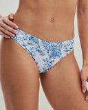 Sueña™ Mavi Çiçekli Balenli Bikini Takımı