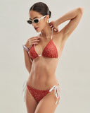 Sueña™ Kırmızı Puantiyeli Bikini Takımı