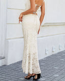 Kayısı Rengi Lastikli Bel Yüksek-Alçak Denizkızı Etek