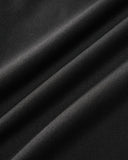 Siyah V Yaka Kısa Kollu Tişört