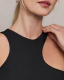 Sueña™ Siyah Kontrast Yoga Elbisesi - Hafif Destekli