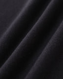 Sueña™ Siyah Kontrast Vücuda Oturan Kazak Uzun Elbise