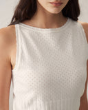 Sueña™ Beyaz Kayık Yaka İnce Atlet