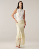 Sueña™ Beyaz Kayık Yaka İnce Atlet