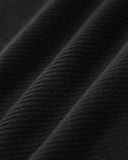 Sueña™ Siyah Kontrast Vücuda Oturan Slip Kazak Elbise