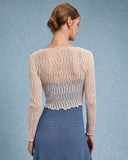 Bej Dokulu V Yaka Hırka