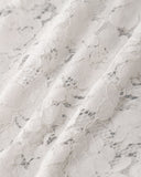 Sueña™ Beyaz Dantelli Kısa Bluz