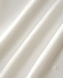 Beyaz V Yaka Düğmeli Hırka