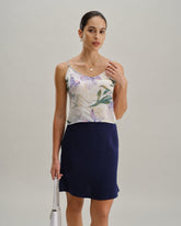 Sueña™ Yeşil Çiçekli Sırtı Açık Atlet