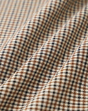 Sueña™ Kahverengi Kareli Düz Pantolon