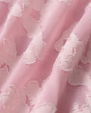 Sueña Pembe Jakarlı Bodycon Slip Maxi Elbise