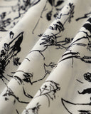 Sueña™ Beyaz Çiçek Dantelli V Yaka Mini Elbise