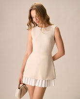 Sueña Gwen Pliseli Etek Detaylı Mini Elbise