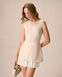 Sueña Gwen Pliseli Etek Detaylı Mini Elbise