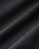 Siyah V Yaka Kolsuz Kemerli Mini Elbise