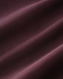 Şarap Kırmızısı V Yaka Kolsuz Kemerli Mini Elbise