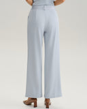 Mavi Doğal Bel Düz Pantolon