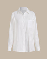 Sueña™ Beyaz Cepli Büyük Boy Gömlek