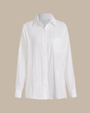 Sueña™ Beyaz Cepli Büyük Boy Gömlek