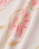 Sueña™ Pembe Çiçekli Kloş Midi Etek