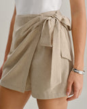 Sueña™ Haki Buruşuk A Kesim Etek