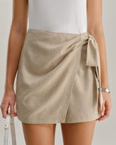 Sueña™ Haki Buruşuk A Kesim Etek