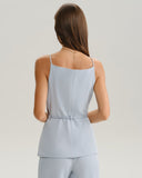 Mavi Düğmeli Atlet Üst