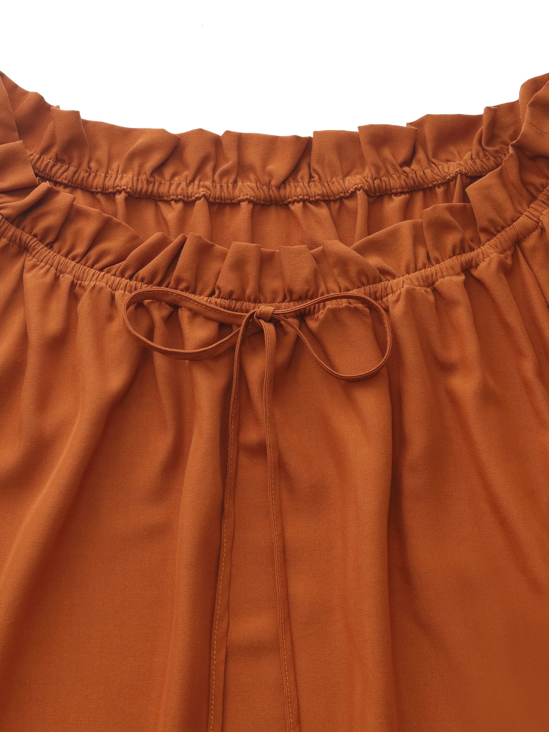 Tencel Asetat Karışımlı Kadın Omuz Açık Bluz