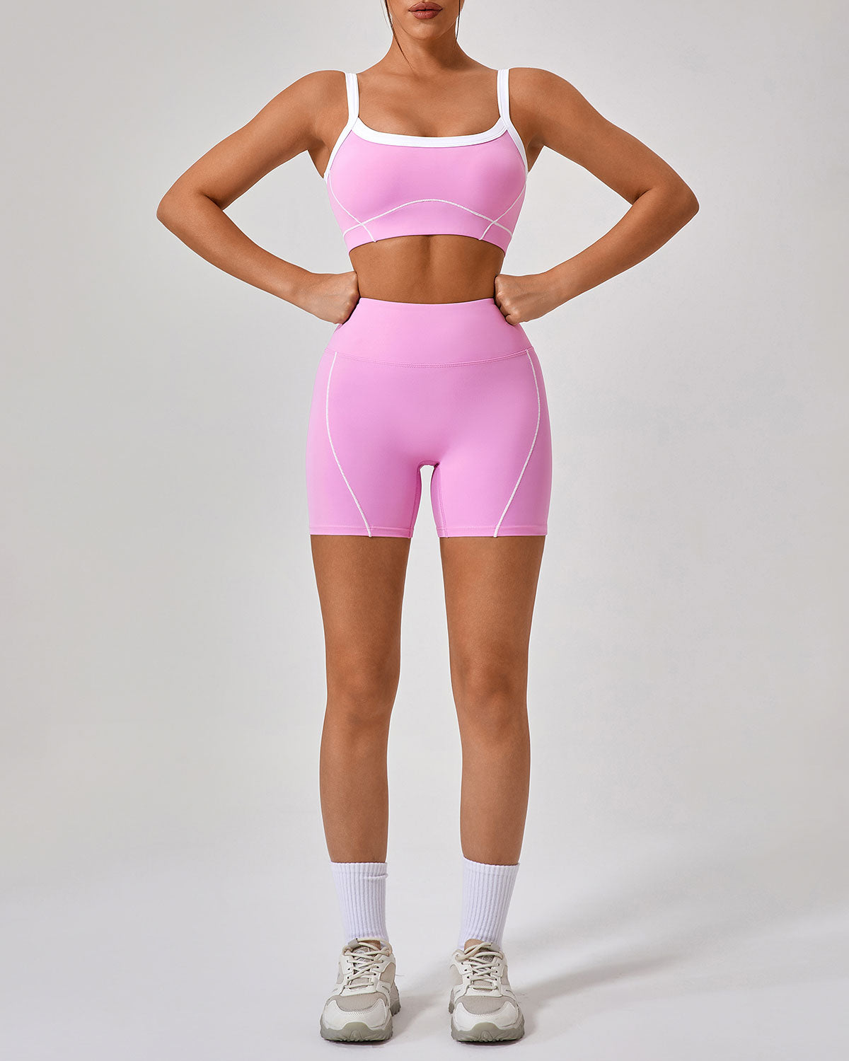 Sueña™ Pembe Yüksek Streç Yoga Pantolonu