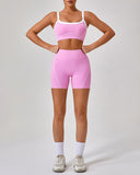 Sueña™ Pembe Yüksek Streç Yoga Pantolonu