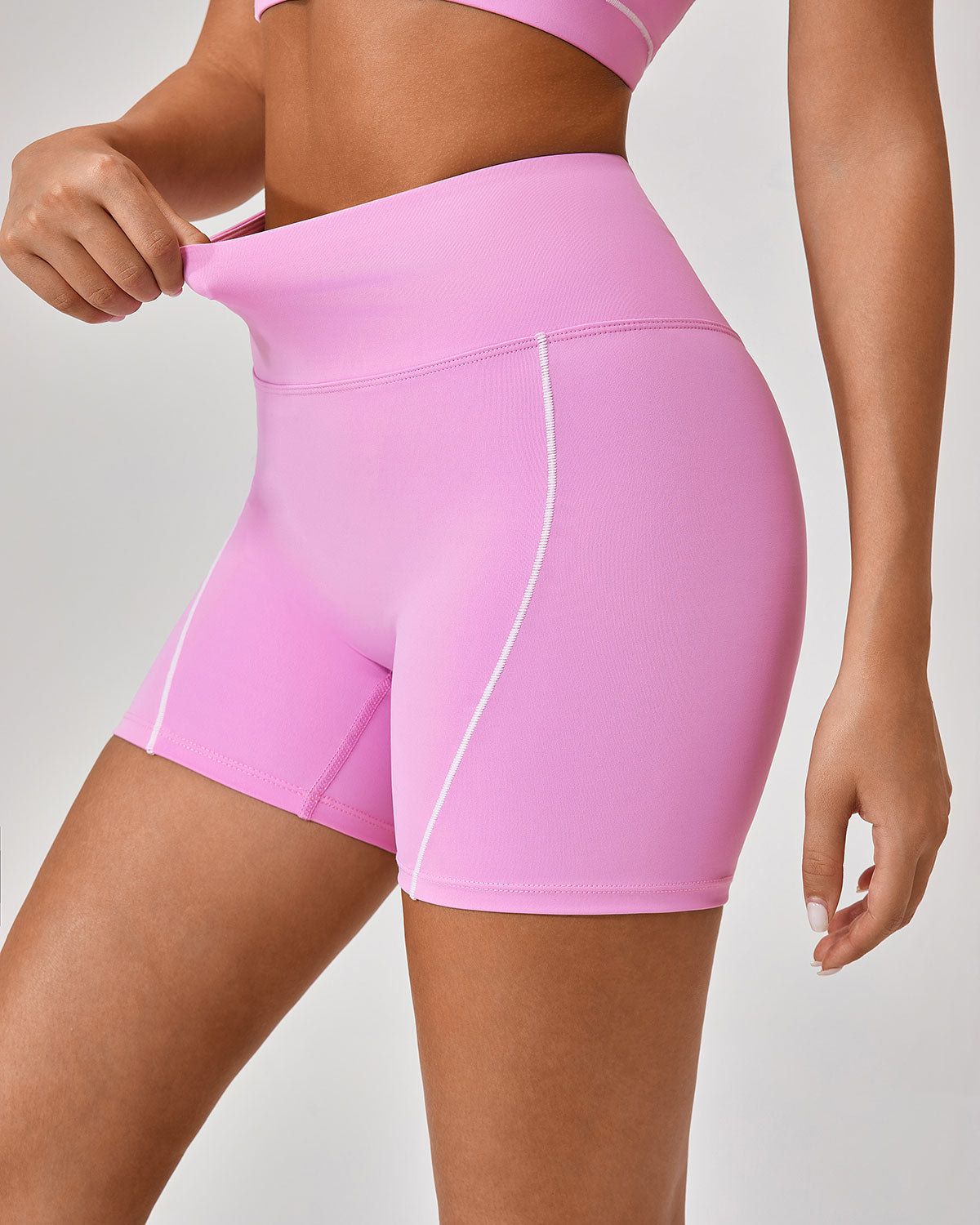 Sueña™ Pembe Yüksek Streç Yoga Pantolonu