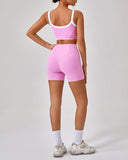 Sueña™ Pembe Yüksek Streç Yoga Pantolonu