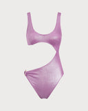 Sueña™ Mor Payetli Kesikli Bikini Seti