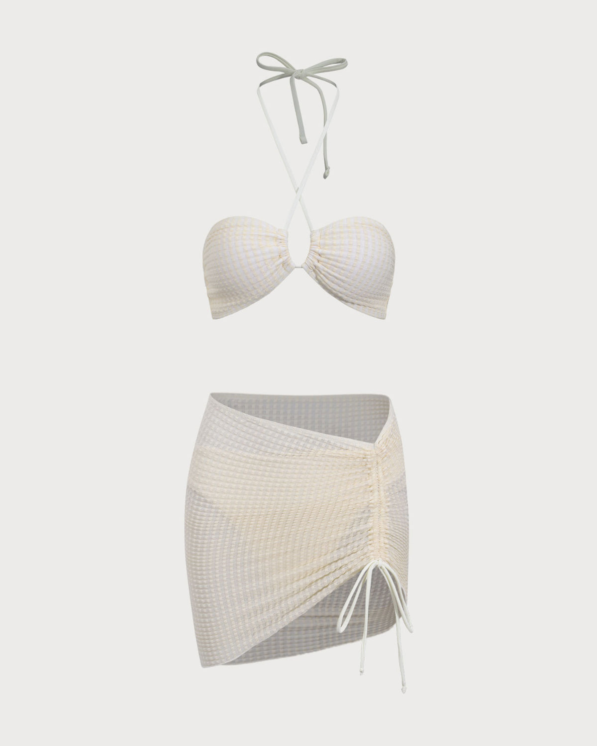 Sueña™ Bej Straplez Bikini Takımı